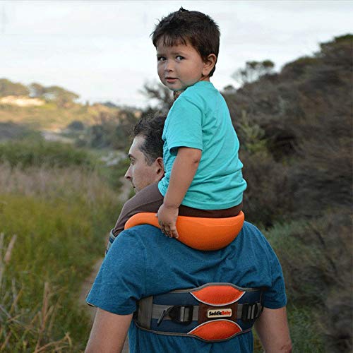 התינוק כתף מנשא טיולים תרמיל על פעוט הילד קרסול רצועות הידיים חופשיות אוכף -מחזיק 44.1 lb הילד על מושב ארגונומי
