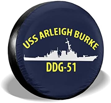 OnlyZhao USS Arleigh ברק Ddg-51 צמיג רזרבי כיסוי גלגל מכונית משאית שטח קרוואן מתאים עבור ג ' יפ רנגלר סהרה