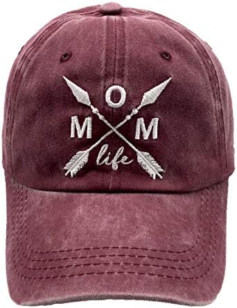 LOKIDVE נשים, אמא של החיים אבא כובע רקום במצוקה דנים כובע בייסבול