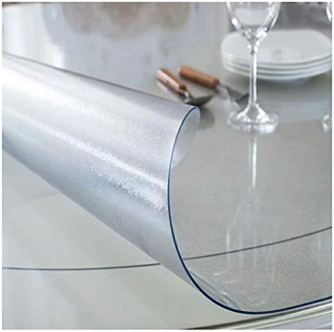 HONGER שולחן עגול מגן, ברור PVC טבלת כיסוי מגן 2 מ מ עבה ברור השולחן משטח כיסוי הפלסטיק השקוף מפת כיסוי מזרן עמיד למים